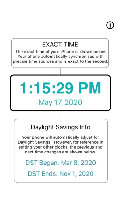 Exact Time - With DST Dates screenshot 2