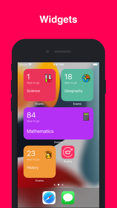 Exam Countdown - School & Uni screenshot 1
