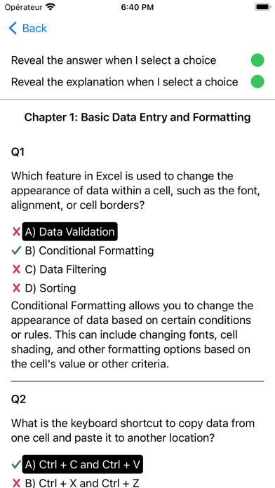 Excel Exam screenshot 2