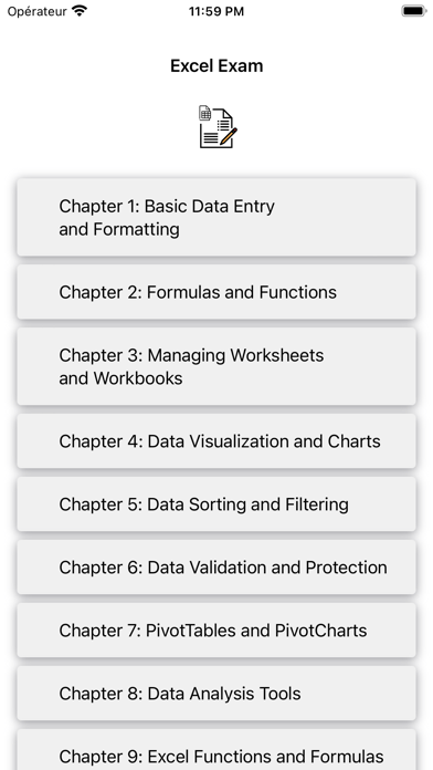 Excel Exam screenshot 4