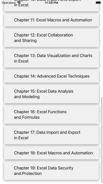 Excel Exam screenshot 3
