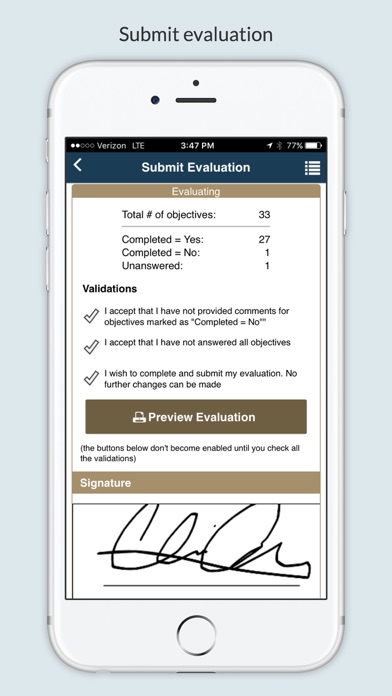 Exercise eVal screenshot 3