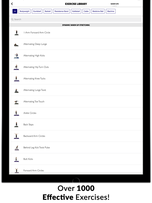 Exerprise Workout Meal Planner screenshot 3