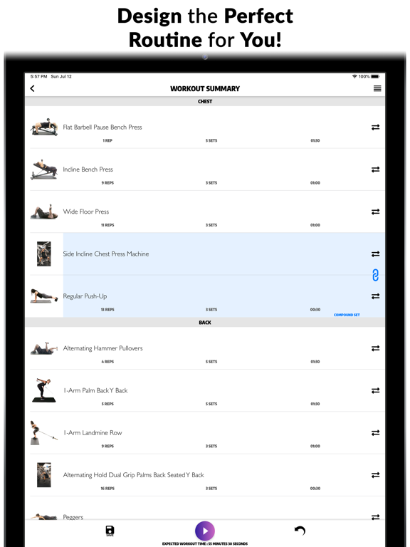 Exerprise Workout Meal Planner screenshot 7