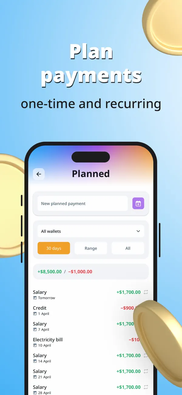 Expense Tracker. Money Manager screenshot 2