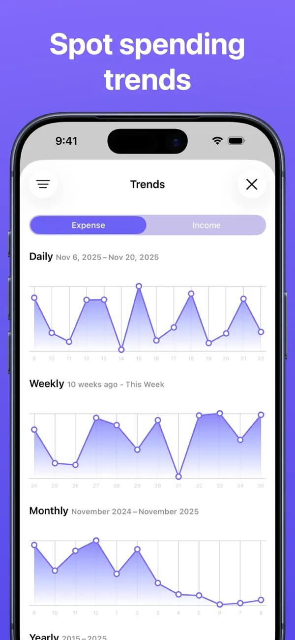 Expenses: Spending Tracker screenshot 3
