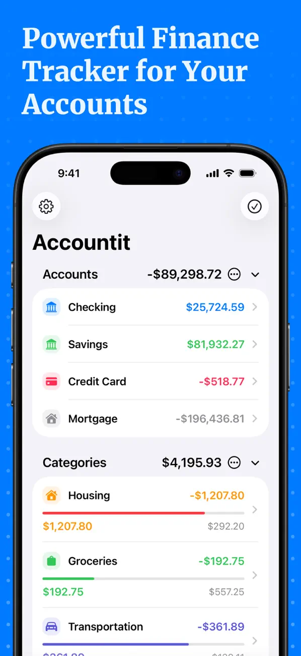 Finance Tracker - Accountit screenshot 4