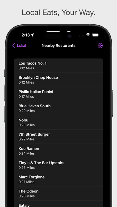 Explore Nearby Food - Lokal screenshot 4