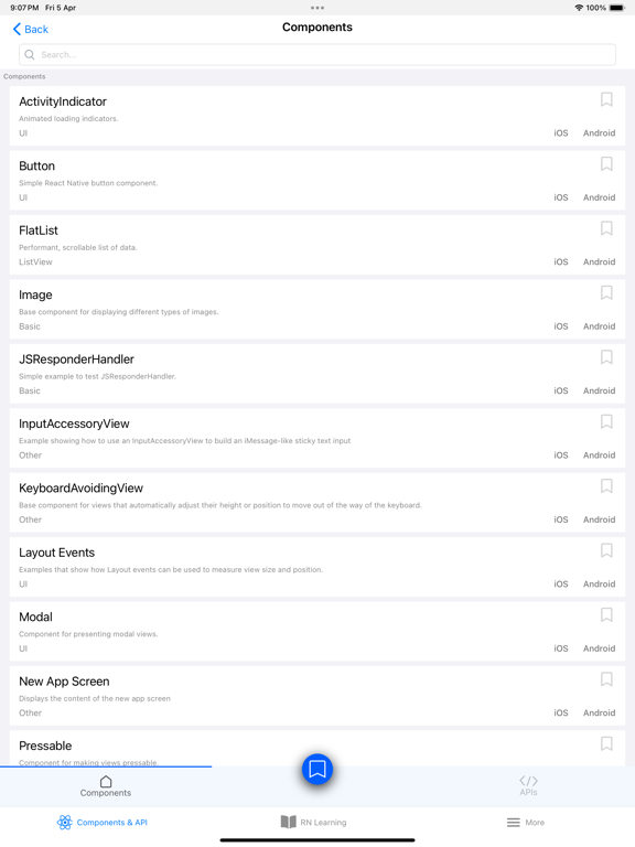 Expo & React Native components screenshot 8