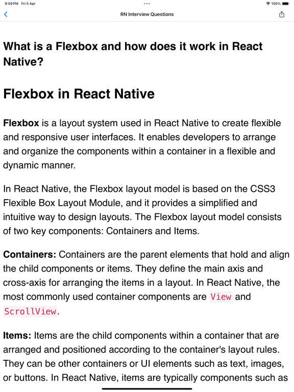 Expo & React Native components screenshot 1