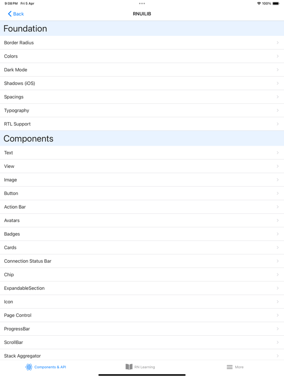 Expo & React Native components screenshot 6