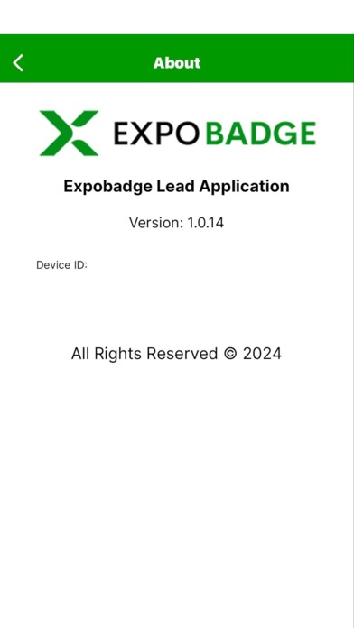 Expobadge Lead App screenshot 1