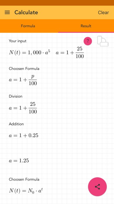 Exponential Growth Decay PRO screenshot 3