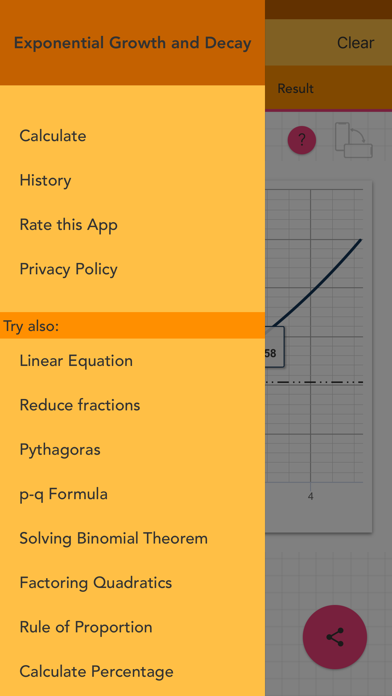 Exponential Growth Decay PRO screenshot 1