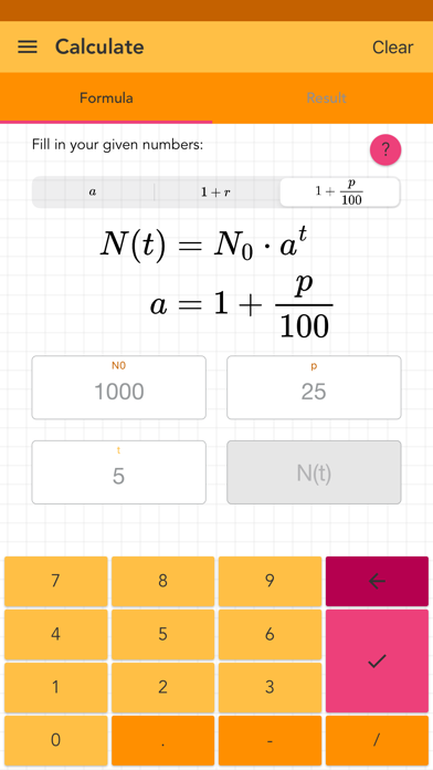 Exponential Growth Decay PRO screenshot 4