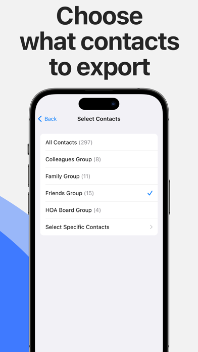 Export Contact screenshot 2