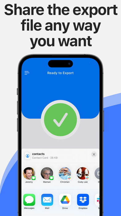 Export Contact screenshot 4