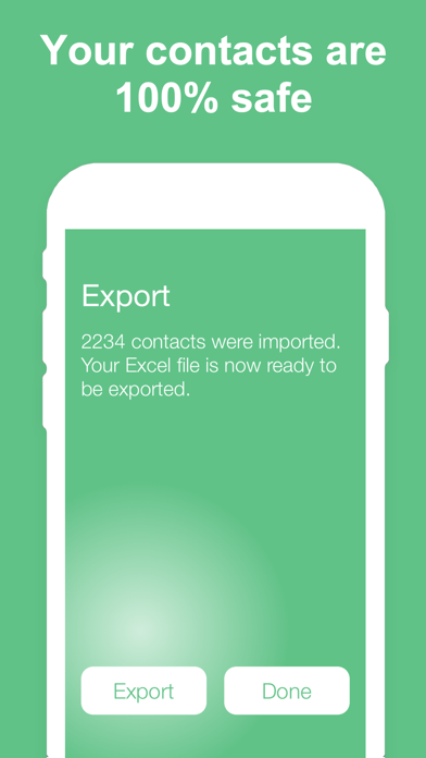 Export Contacts to Excel screenshot 3