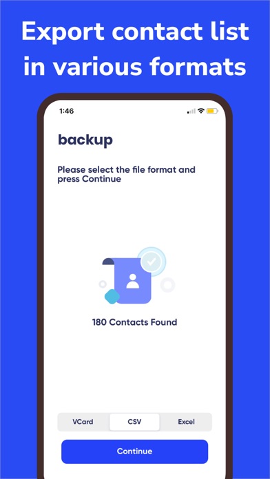 Export My Contacts Backup screenshot 3