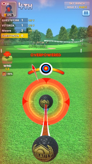 Extreme Golf - 4 Player Battle screenshot 1