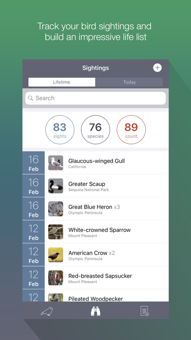 EyeLoveBirds: Bird Checklists screenshot 3