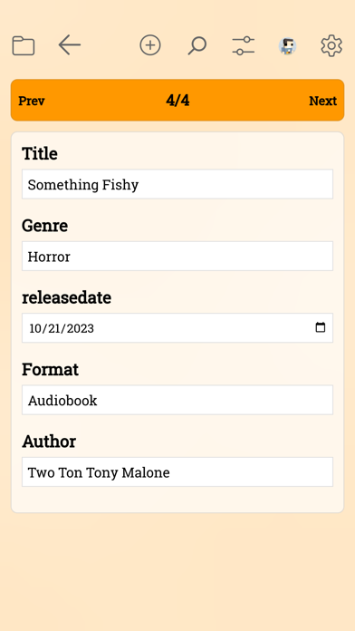 EZ Database screenshot 2