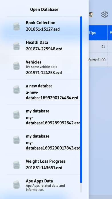 EZ Database screenshot 3