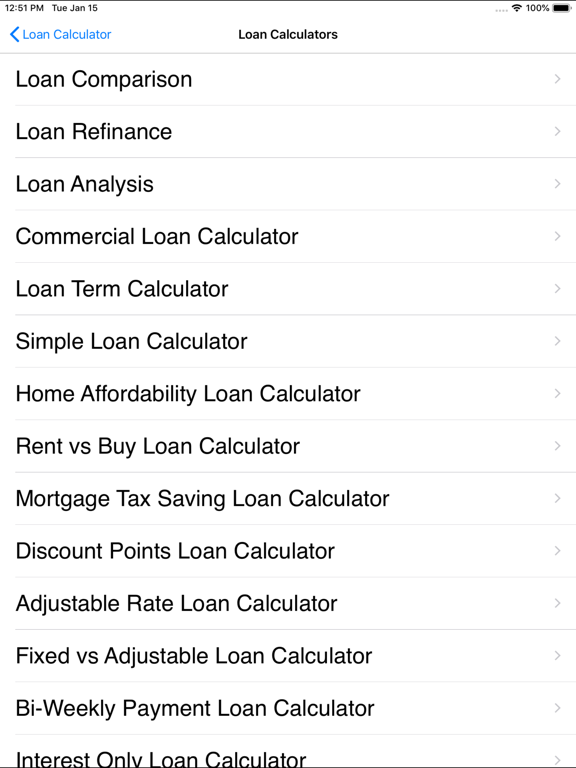 EZ Financial Calculators screenshot 2