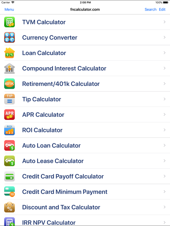 EZ Financial Calculators screenshot 9