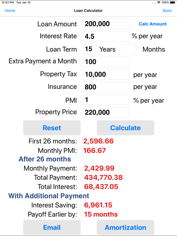 EZ Financial Calculators screenshot 7