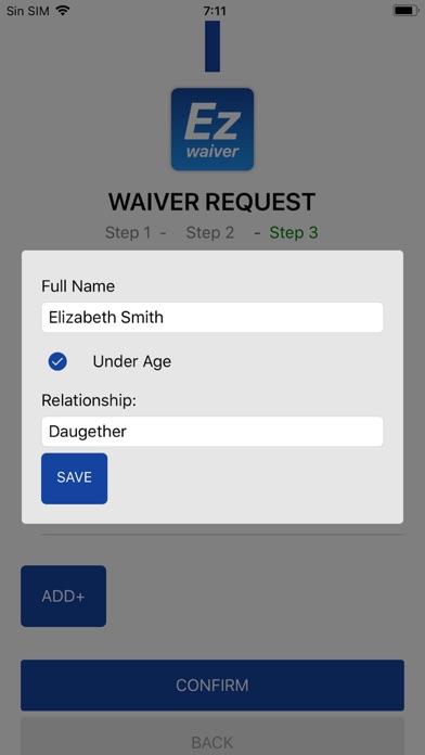 Ez Waiver App screenshot 2