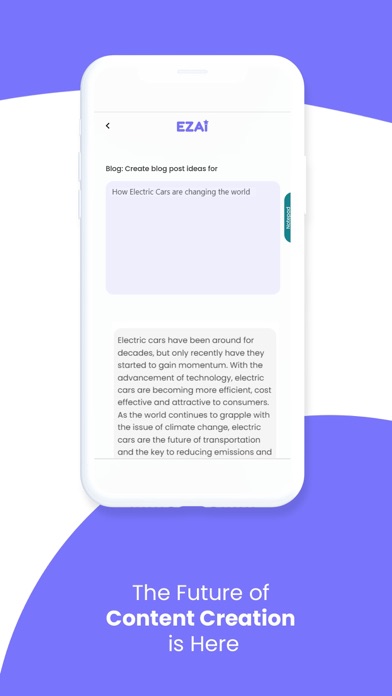 EZAi - Ai Copy Content Writer screenshot 3