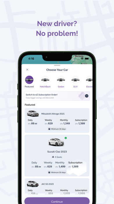 eZhire Car Rental | No Deposit screenshot 4