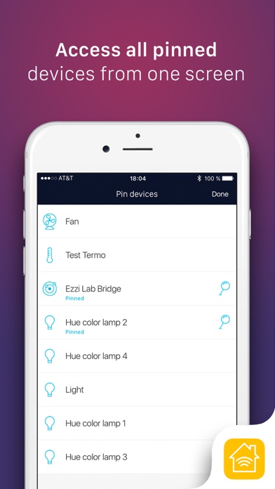 Ezzi Home: Control for HomeKit connected devices screenshot 1