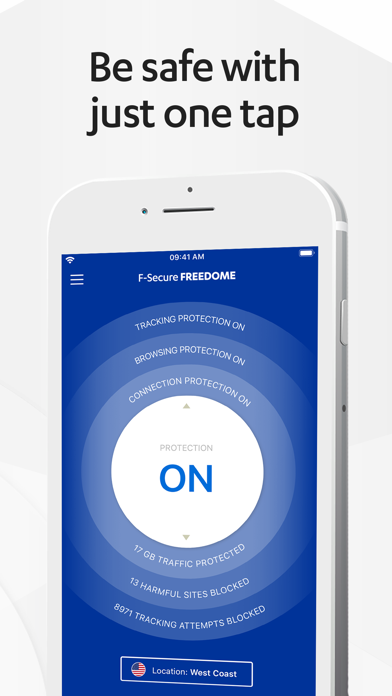 F-Secure FREEDOME VPN screenshot 2