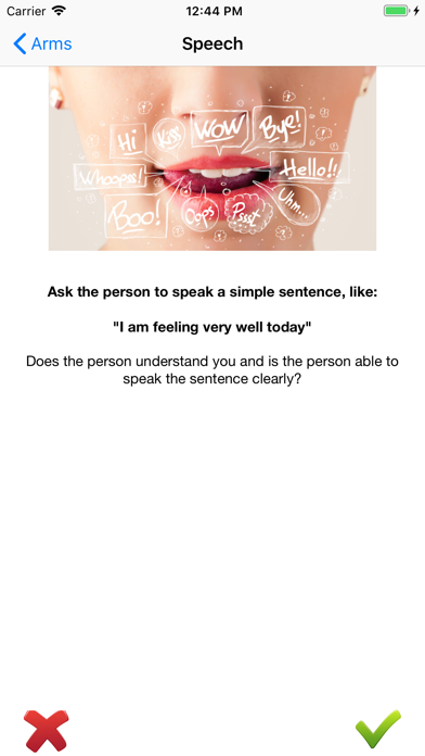 F.A.S.T Stroke Test screenshot 2