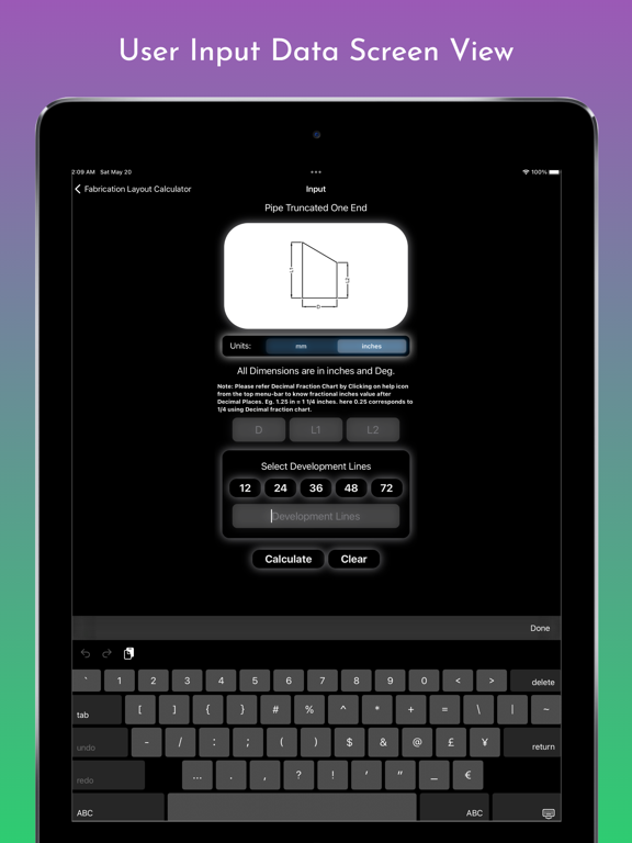 Fabrication Calculator screenshot 3