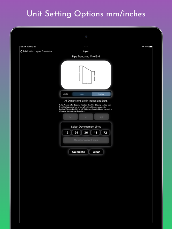 Fabrication Calculator screenshot 4