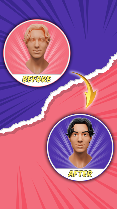 Face Sculpt 3D : Clay Games screenshot 1