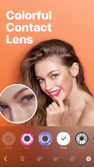 Facey: Face Editor &Makeup Cam screenshot 1