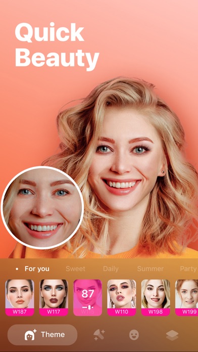 Facey: Face Editor &Makeup Cam screenshot 7