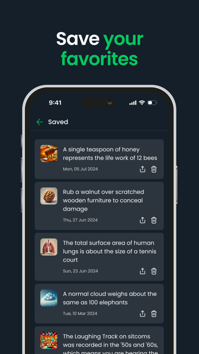 Facts & micro learning: Clevio screenshot 2