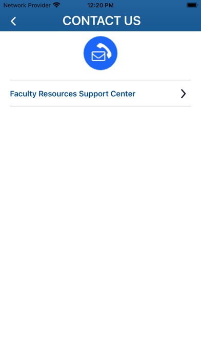 Faculty Resources screenshot 1