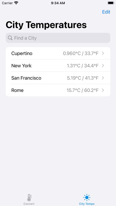 Fahrenheit Celsius Calculator screenshot 1