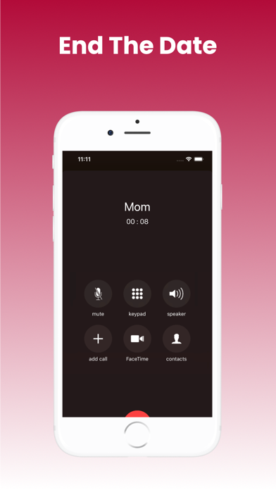 Fake Call & Caller Date End screenshot 2