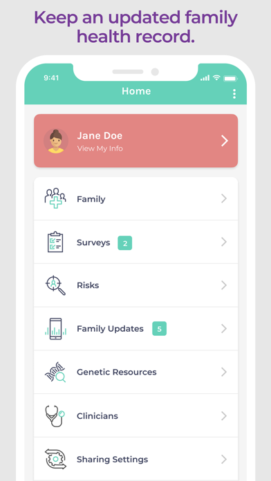 FamGenix Family Health History screenshot 3