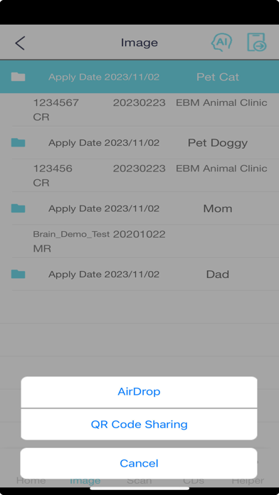 Family Healthcare Record (FHR) screenshot 1