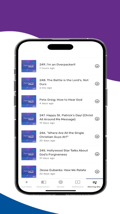 Family Life Radio screenshot 2
