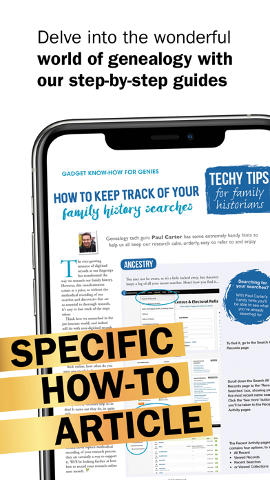 Family Tree Magazine. screenshot 1