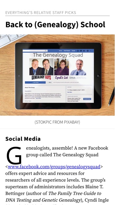 Family Tree Magazine screenshot 1
